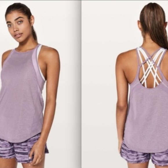 Lululemon Run off Route Tank, size 8 - Picture 3 of 3